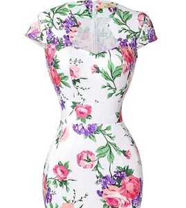 Vintage style floral midi dress NWT
